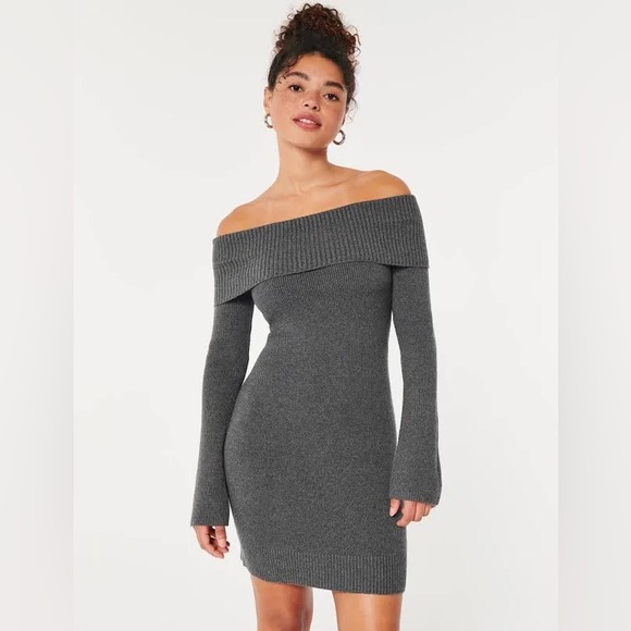 Hollister Off The Shoulder Dress - Picture 1 of 4